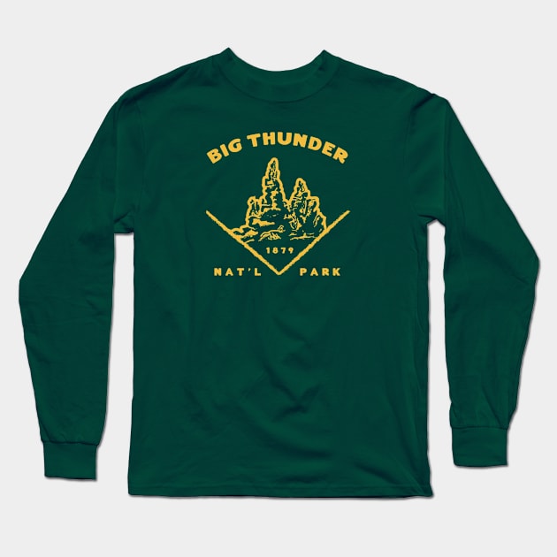 Big Thunder National Park - Pocket Placement Long Sleeve T-Shirt by Heyday Threads